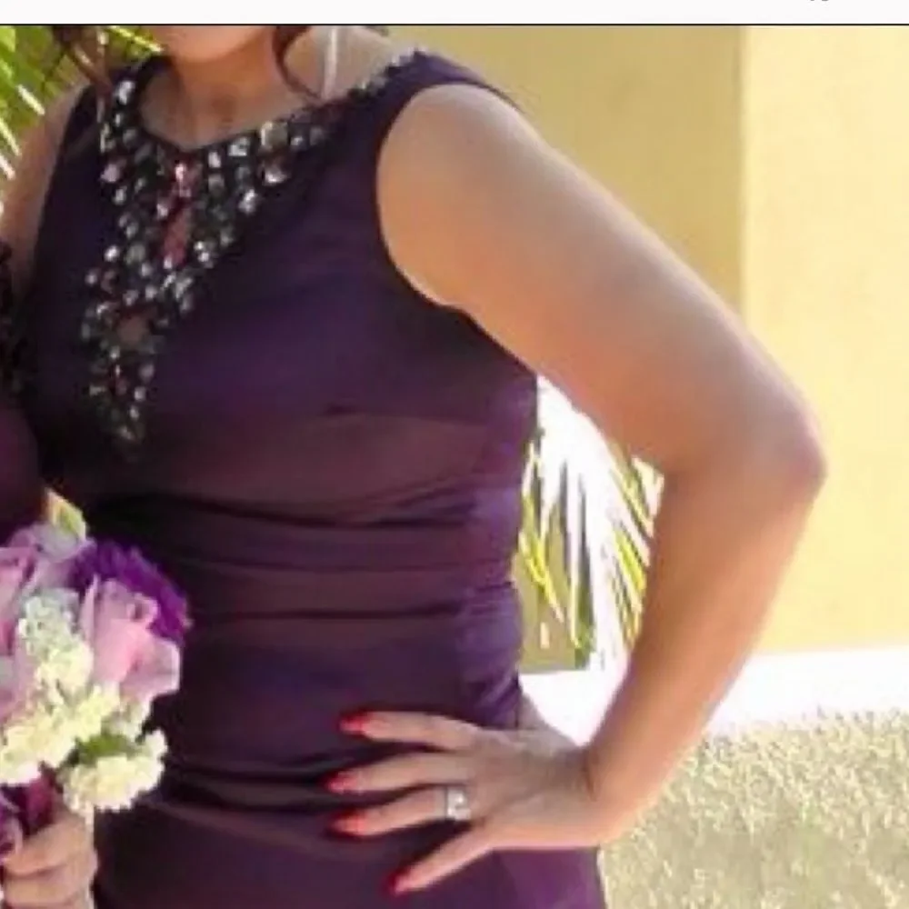Purple stone front dress 👗 - Picture 3 of 16
